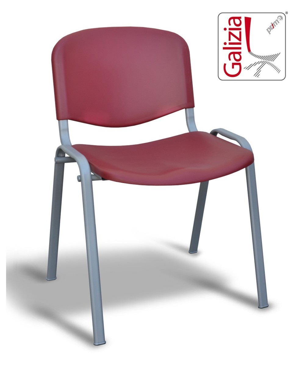 50A PL SEDIE FISSE IN PLASTICA CON TELAIO IN ALLUMINIO