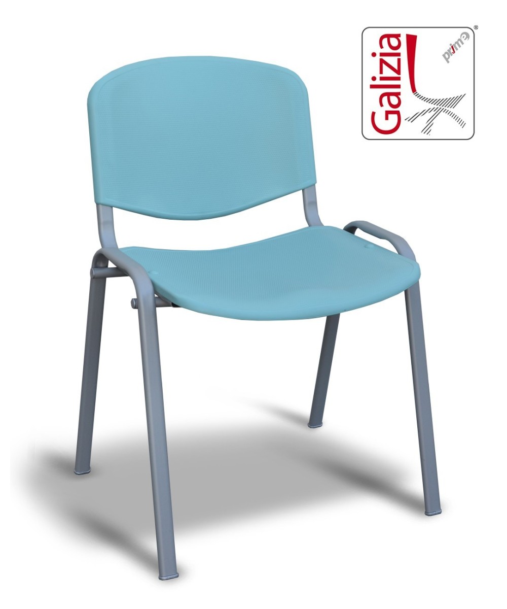 50A PL SEDIE FISSE IN PLASTICA CON TELAIO IN ALLUMINIO