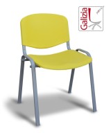 50A PL SEDIE FISSE IN PLASTICA CON TELAIO IN ALLUMINIO