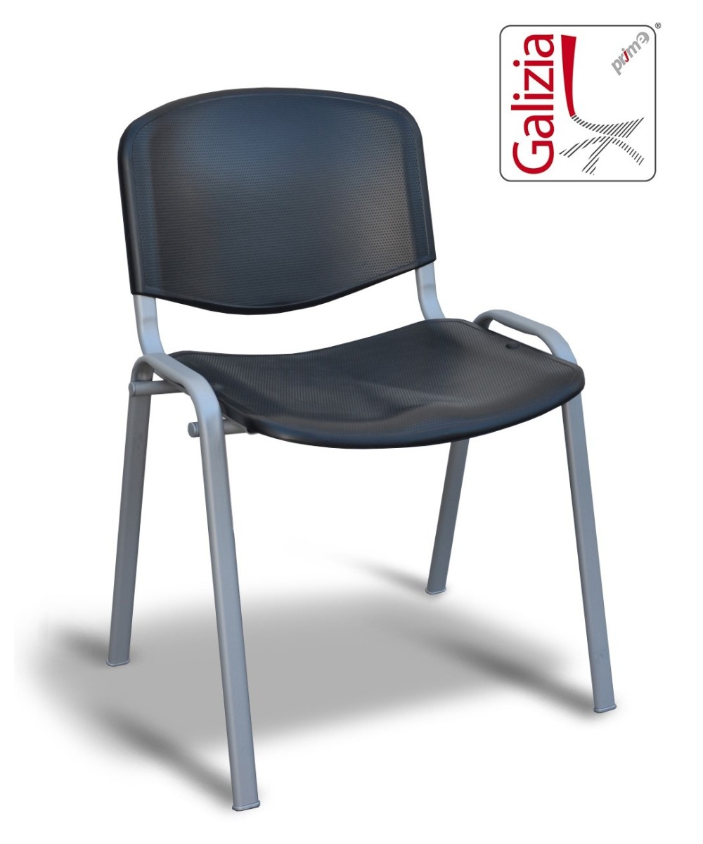 50A PL SEDIE FISSE IN PLASTICA CON TELAIO IN ALLUMINIO