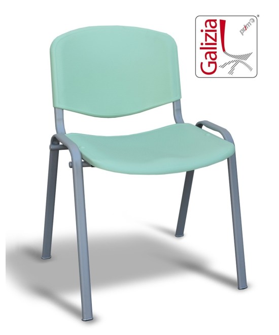 50A PL SEDIE FISSE IN PLASTICA CON TELAIO IN ALLUMINIO