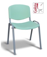 50A PL SEDIE FISSE IN PLASTICA CON TELAIO IN ALLUMINIO