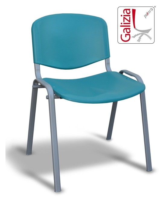 50A PL SEDIE FISSE IN PLASTICA CON TELAIO IN ALLUMINIO