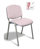 50A  SEDIA FISSA RIVESTITA CON TELAIO IN ALLUMINIO