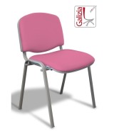 50A  SEDIA FISSA RIVESTITA CON TELAIO IN ALLUMINIO