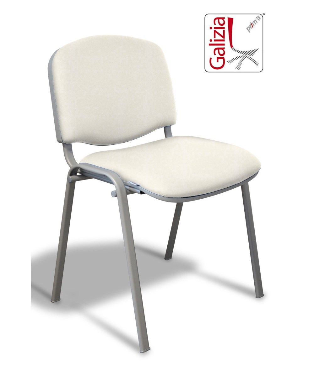 50A  SEDIA FISSA RIVESTITA CON TELAIO IN ALLUMINIO