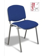 50A  SEDIA FISSA RIVESTITA CON TELAIO IN ALLUMINIO