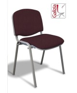 50A  SEDIA FISSA RIVESTITA CON TELAIO IN ALLUMINIO