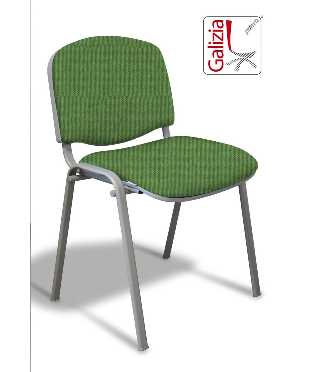 50A  SEDIA FISSA RIVESTITA CON TELAIO IN ALLUMINIO