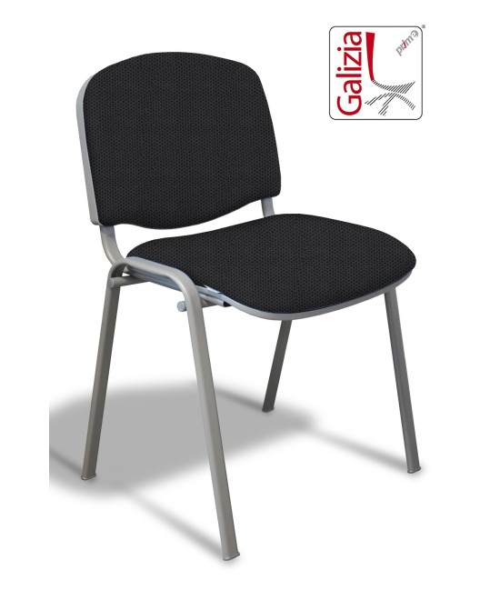 50A  SEDIA FISSA RIVESTITA CON TELAIO IN ALLUMINIO