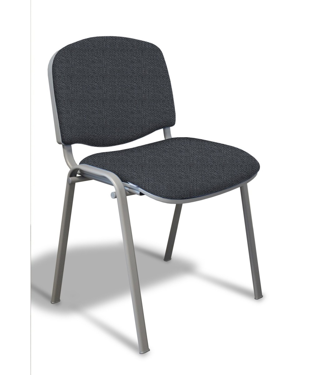 50A  SEDIA FISSA RIVESTITA CON TELAIO IN ALLUMINIO