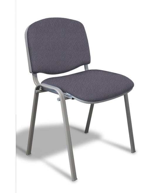 50A  SEDIA FISSA RIVESTITA CON TELAIO IN ALLUMINIO