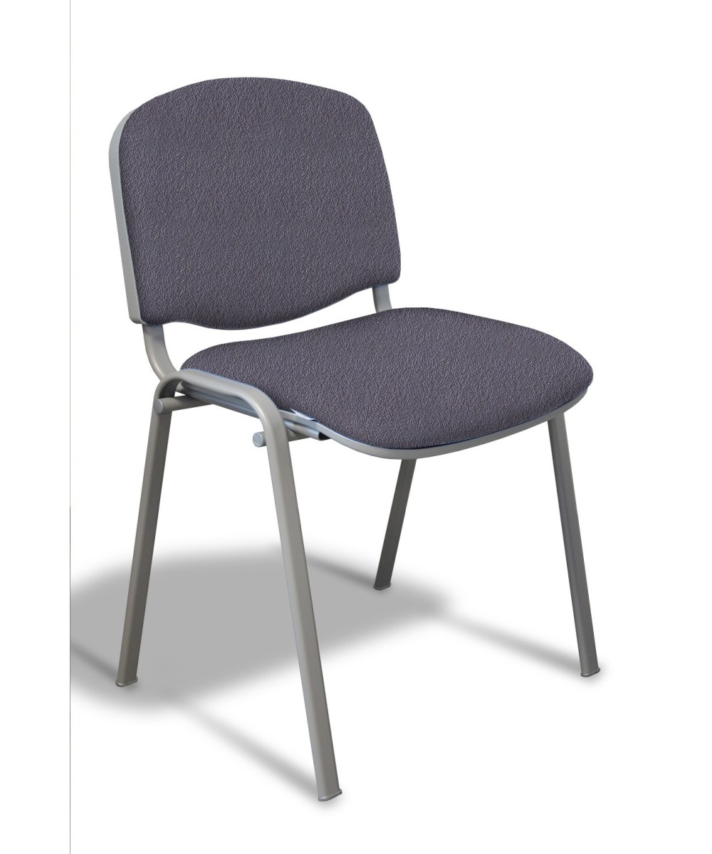 50A  SEDIA FISSA RIVESTITA CON TELAIO IN ALLUMINIO