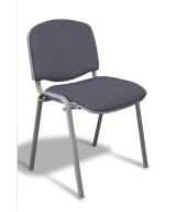 50A  SEDIA FISSA RIVESTITA CON TELAIO IN ALLUMINIO