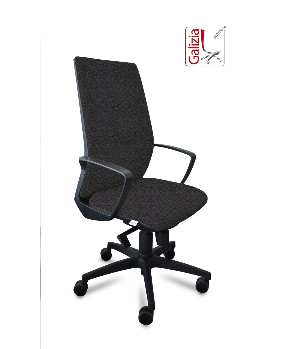 I70 SEDIA DIREZIONALE RIVESTITA CON SUPPORTO LOMBARE