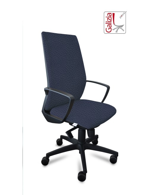 I70 SEDIA DIREZIONALE RIVESTITA CON SUPPORTO LOMBARE