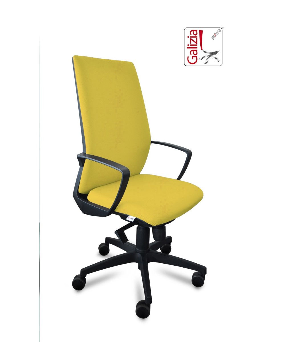 I70 SEDIA DIREZIONALE RIVESTITA CON SUPPORTO LOMBARE