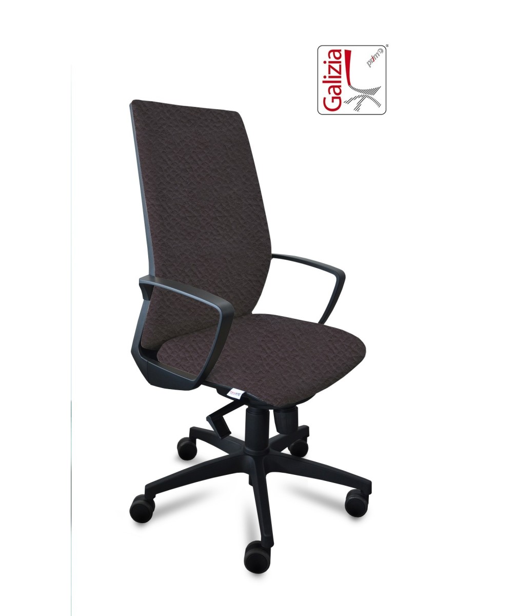 I70 SEDIA DIREZIONALE RIVESTITA CON SUPPORTO LOMBARE