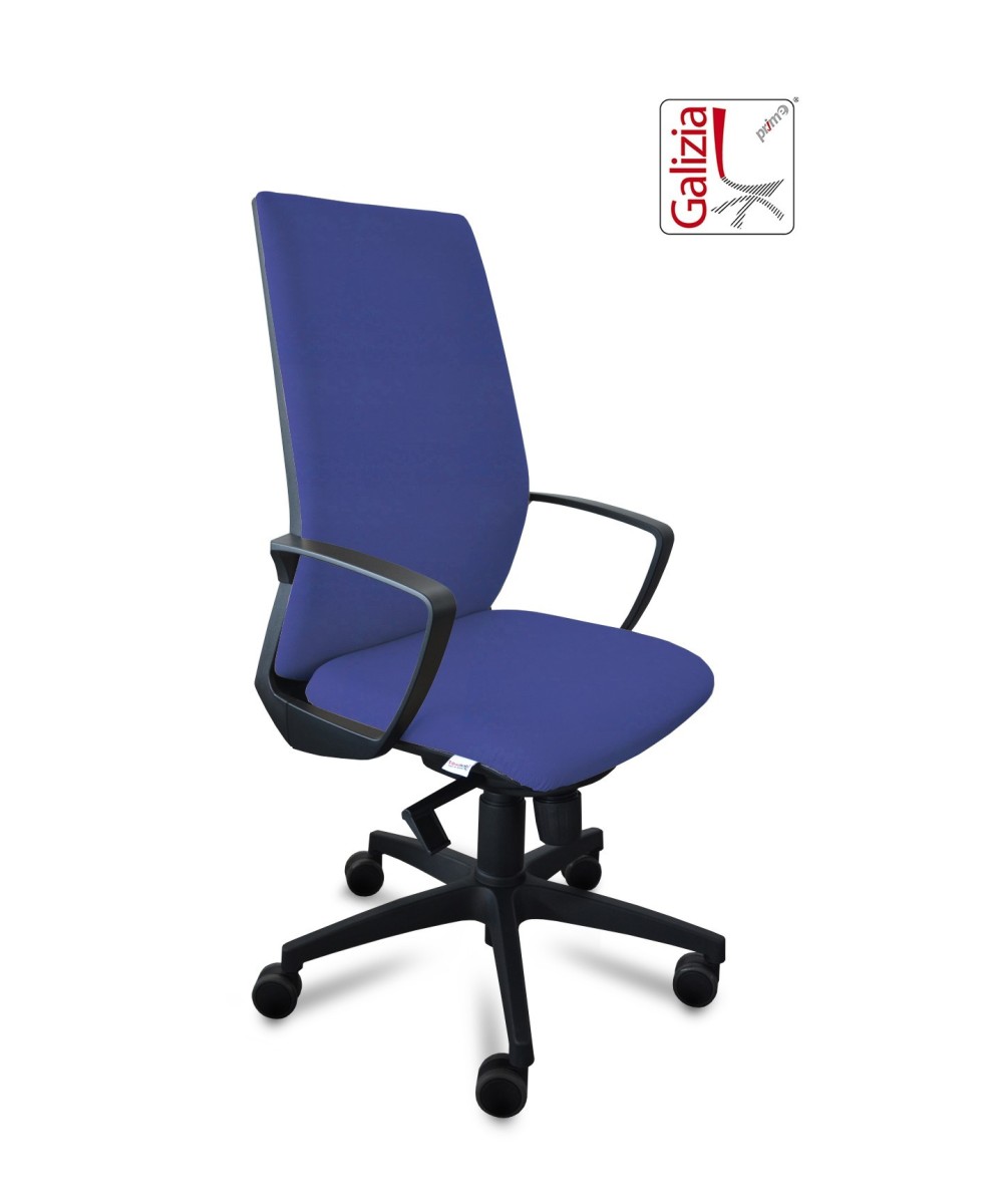 I70 SEDIA DIREZIONALE RIVESTITA CON SUPPORTO LOMBARE