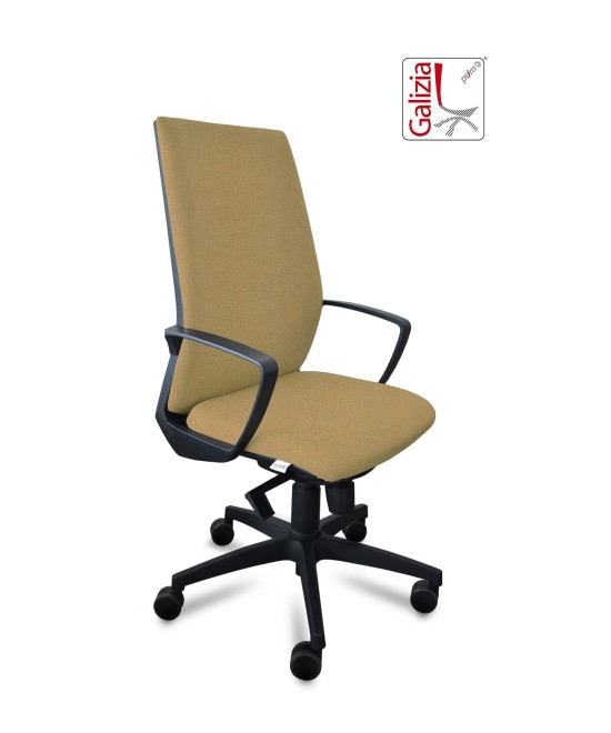 I70 SEDIA DIREZIONALE RIVESTITA CON SUPPORTO LOMBARE