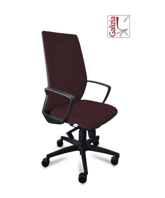 I70 SEDIA DIREZIONALE RIVESTITA CON SUPPORTO LOMBARE