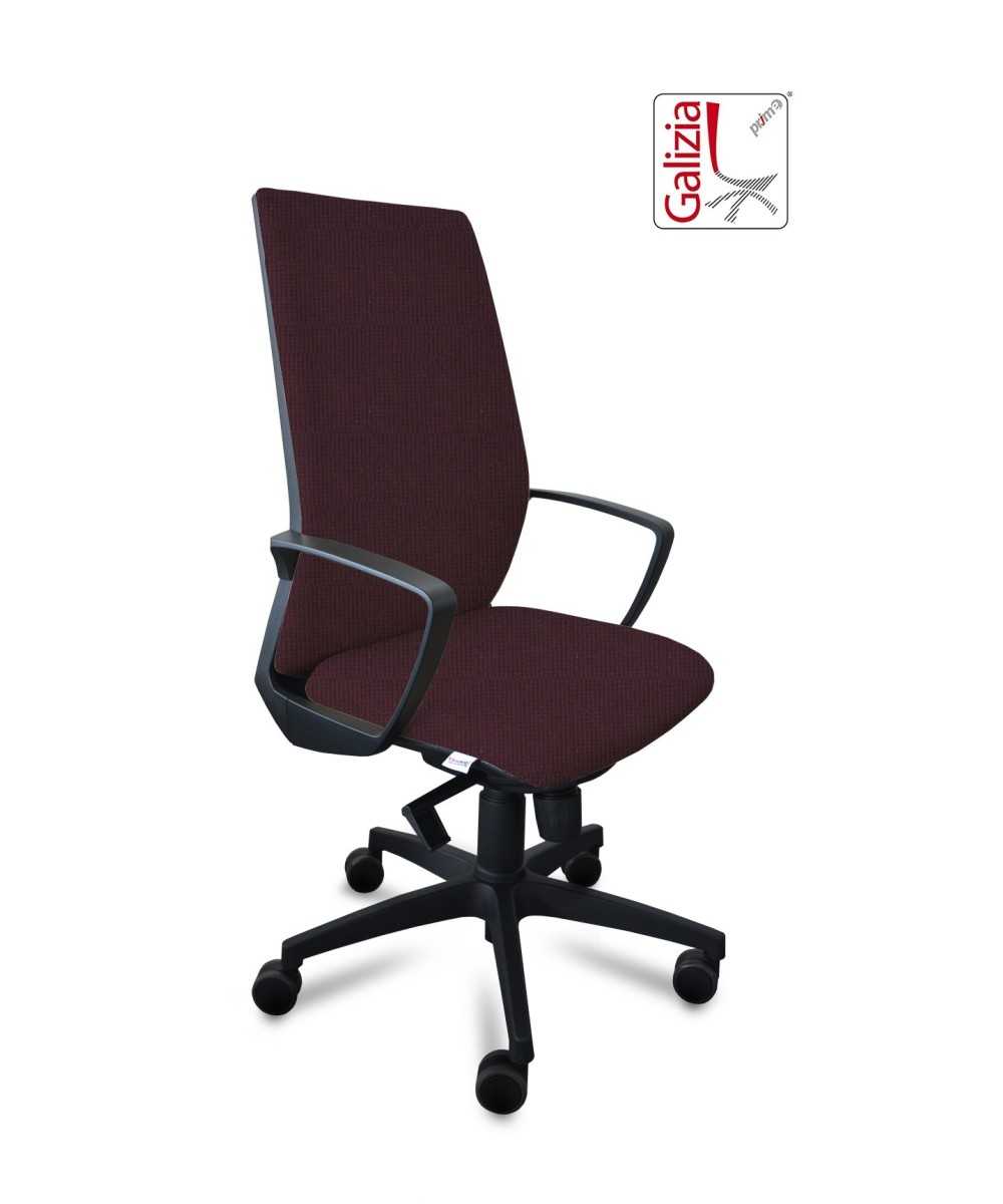 I70 SEDIA DIREZIONALE RIVESTITA CON SUPPORTO LOMBARE