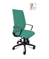 I70 SEDIA DIREZIONALE RIVESTITA CON SUPPORTO LOMBARE