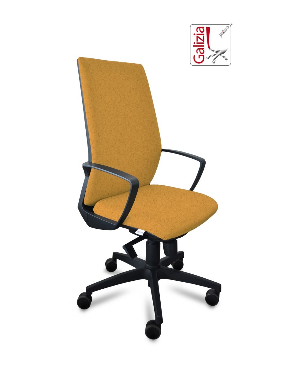 I70 SEDIA DIREZIONALE RIVESTITA CON SUPPORTO LOMBARE