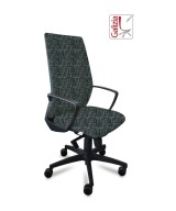 I70 SEDIA DIREZIONALE RIVESTITA CON SUPPORTO LOMBARE