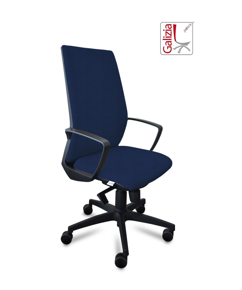 I70 SEDIA DIREZIONALE RIVESTITA CON SUPPORTO LOMBARE