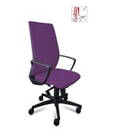 I70 SEDIA DIREZIONALE RIVESTITA CON SUPPORTO LOMBARE