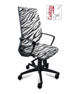 I70 SEDIA DIREZIONALE RIVESTITA CON SUPPORTO LOMBARE