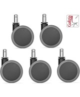 BASE ALLUMINIO 660mm + RUOTE IN GOMMA ANTRACITE 65mm.