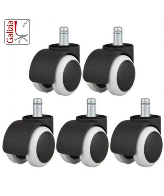 BASE IN PLASTICA NERA D.600 + RT IN GOMMA