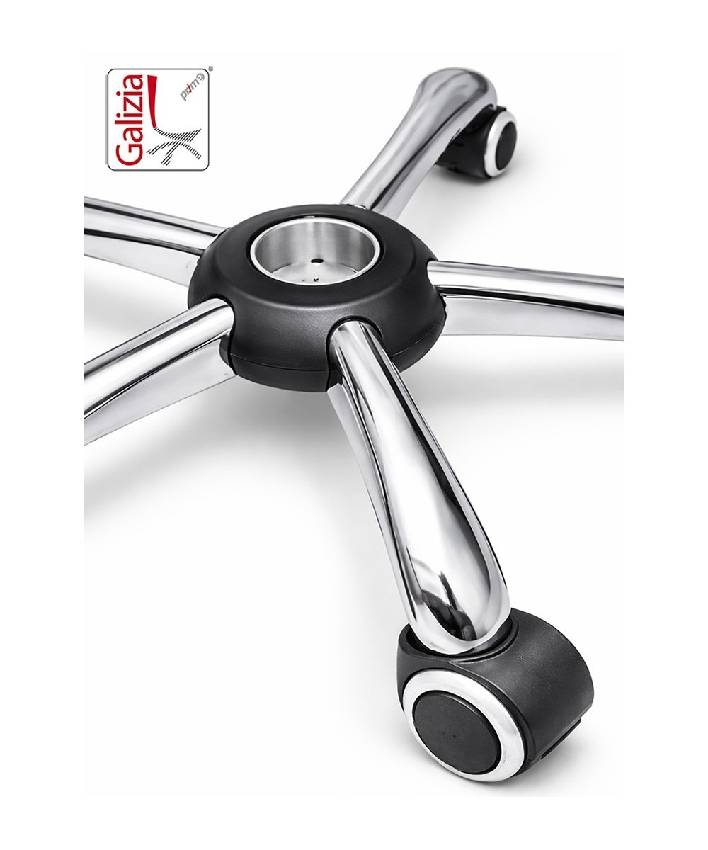 BASE CROMATA 640mm + RUOTE IN GOMMA