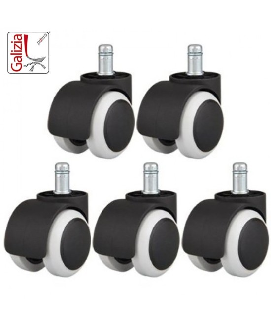 BASE CROMATA 640mm + RUOTE IN GOMMA