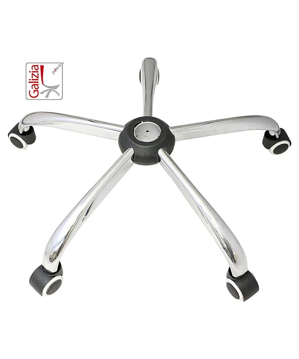 BASE CROMATA 640mm + RUOTE IN GOMMA