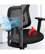 LOTO SEDIA DIREZIONALE CON POGGIA TESTA IN 3 D COLORE NERA