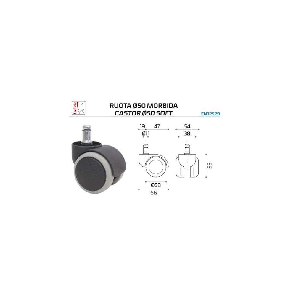 KIT DI RICAMBIO PER SEDIA DA UFFICIO CROMATO