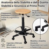 S15FG  SGABELLO IN FAGGIO