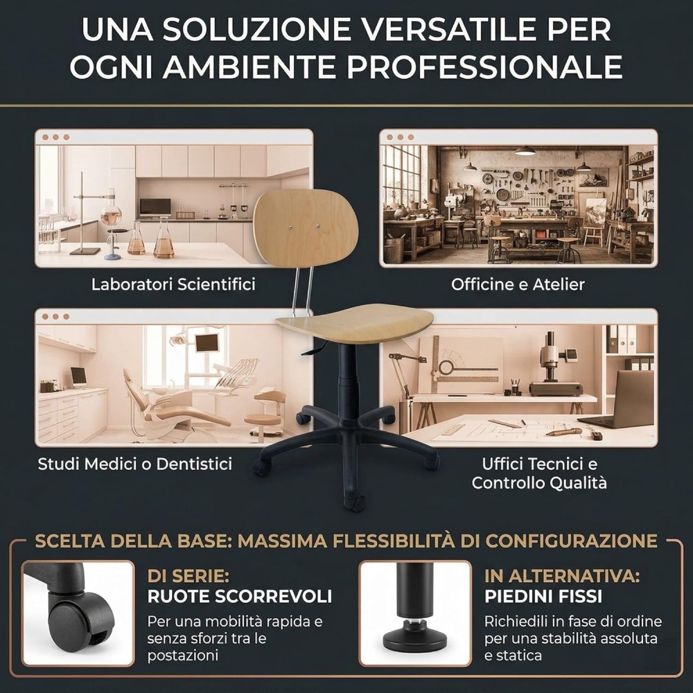 3300FG  SEDIA IN FAGGIO