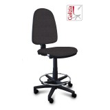 S3300 SGABELLO ALTO CON SCHIENALE ALTO E POGGIAPIEDI