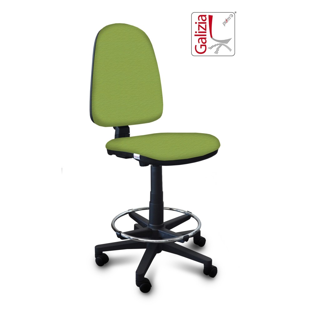 S3300 SGABELLO ALTO CON SCHIENALE ALTO E POGGIAPIEDI