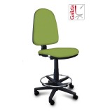 S3300 SGABELLO ALTO CON SCHIENALE ALTO E POGGIAPIEDI