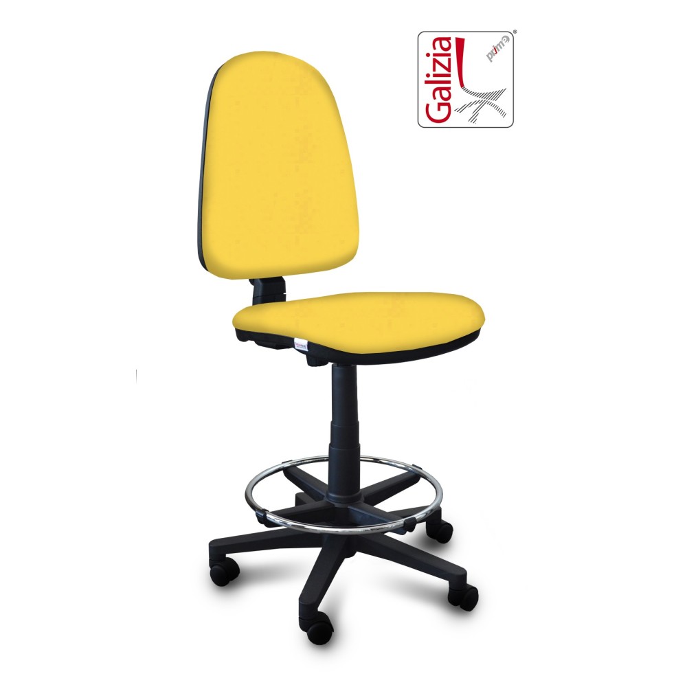 S3300 SGABELLO ALTO CON SCHIENALE ALTO E POGGIAPIEDI