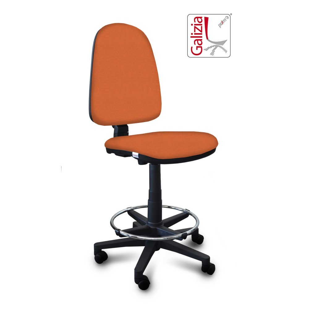 S3300 SGABELLO ALTO CON SCHIENALE ALTO E POGGIAPIEDI