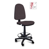 S3300 SGABELLO ALTO CON SCHIENALE ALTO E POGGIAPIEDI