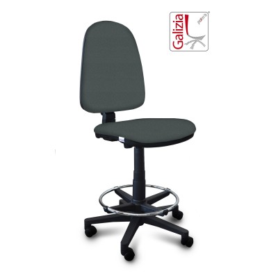 S3300 SGABELLO ALTO CON SCHIENALE ALTO E POGGIAPIEDI
