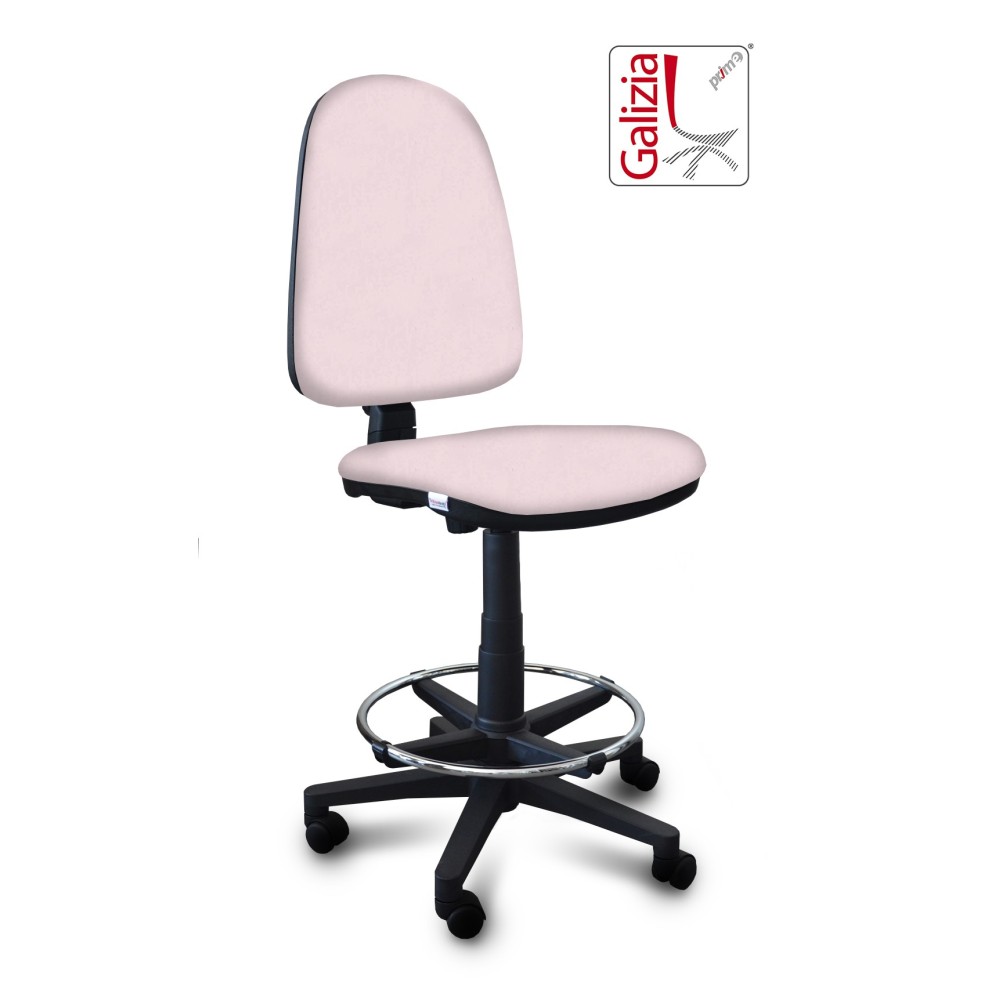 S3300 SGABELLO ALTO CON SCHIENALE ALTO E POGGIAPIEDI