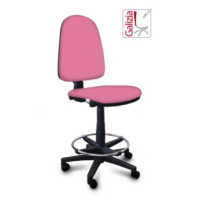 S3300 SGABELLO ALTO CON SCHIENALE ALTO E POGGIAPIEDI